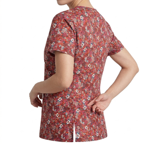 Nuevas llegadas: Conjunto de uniforme médico HNANG para mujer, tela de punto, elastano/poliéster, uso hospitalario, detección de agujas - Product Image 3