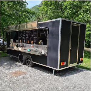 Equipped Used Mobile Food Truck Food Cart Inused Food Truck Trailer for Sale Mobile Fruit and Vending Trailer With Fridge - Product Image 6