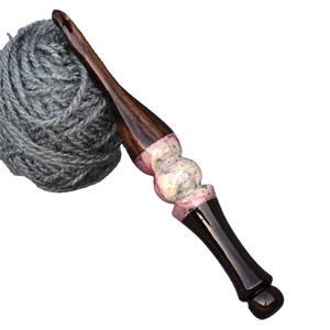 Handmade Ergonomic Resin Crochet Hook Luxury Knitting Needle <b>Set</b> Large Grip DIY WeavingTool for Arthritis Hand Yarn Craft Needle - Product Image 1