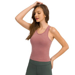 Camiseta Deportiva de Yoga sin Mangas para Mujer, Talla Grande, de Alta Calidad, Secado Rápido, Top Corto para Entrenamiento - Product Image 1