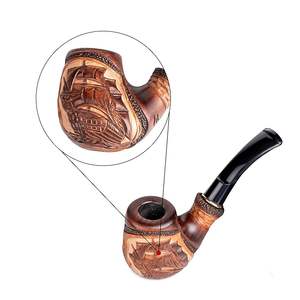 ไปป์สูบบุหรี่ไม้ทำมือสำหรับยาสูบและสมุนไพร ราคาไม่แพง ไปป์สูบบุหรี่ไม้คุณภาพพรีเมียม - Product Image 5
