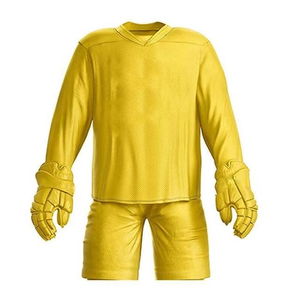 Uniformes de hockey sur glace de haute qualité, maille, nom de l'équipe personnalisé imprimé, unisexe, adulte - Product Image 2