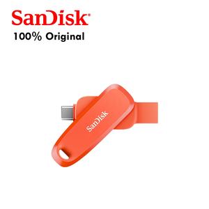 Unidad de Disco para Teléfono de 256 GB, USB Tipo C, Tipo A, USB3.2, Naranja Nasturtium, SDDDC6-256G-G46NO - Product Image 1