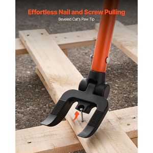 Outil de démontage de plancher en acier au carbone de 44 pouces, robuste, capacité de 2000 lb. Outil de démolition de palettes à forte capacité de levage, barre de démolition - Product Image 6