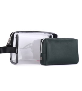 Best Quality Transparent <b>Compact</b> Travel Pouch Set for Cosmetics Toiletries & Daily Essentials Available for Sale from India - Product Image 1