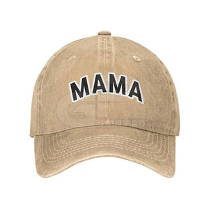 Gorro para el Día de la Madre con el número uno bordado en la parte delantera y diseño clásico de perfil bajo - Product Image 2