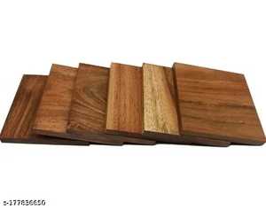 Tapete Redondo de Madera de Lujo para Mesa, 350 mm de Diámetro, 4 mm de Grosor, Ecológico, MN Exports MNE-230 - Product Image 3