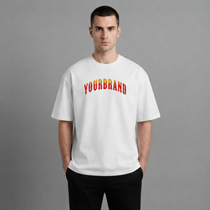T-shirts personnalisés 100% coton 210GSM, écologiques, séchage rapide, coupe ample, couleur unie, col rond, respirants, tee-shirt homme sur mesure - Product Image 1