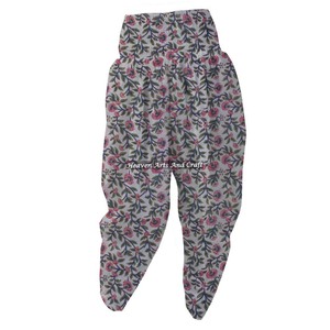 Bloque impreso pijama Patiala pantalones algodón pierna ancha bohemio mano bloque verano baile playa desgaste bohemio Harem al por mayor - Product Image 6