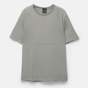 Camisetas de peso pesado con logotipo personalizado de calidad superior, Camiseta 100% de algodón para hombre, camisetas en blanco de gran tamaño de algodón grueso 280GSM - Product Image 6