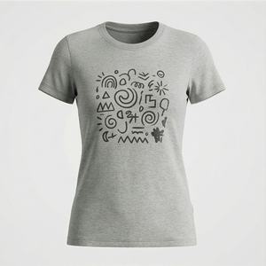 เสื้อเชิ้ตทำงานผู้หญิงมาใหม่ แฟชั่นฤดูใบไม้ผลิและฤดูใบไม้ร่วง ลายพิมพ์ทันสมัย สไตล์ลำลอง ชุดเดรสผู้หญิง ผ้าซาตินปักเลื่อม น้ำหนัก 240 กรัม ผ้าฝ้าย 100% - Product Image 1