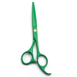 Ciseaux à cheveux professionnels de 6 pouces en acier inoxydable de haute qualité, personnalisables OEM, outil de beauté argenté pour salon et usage domestique - Product Image 2