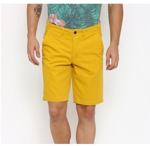 Shorts chino décontractés pour hommes, personnalisables, prix abordables, couleur unie, super extensibles, anti-plis, respirants et teints unis - Product Image 1