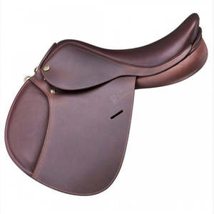Silla de Doma Inglesa de Cuero Genuino con Estructura de Madera, Herrajes Niquelados, Transpirable, Sostenible, Tamaños Personalizados, Mantas para Caballo, Brida - Product Image 6