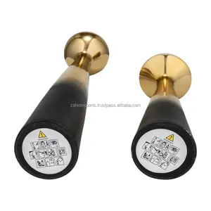 Lanterne verticale en bambou de luxe pour la décoration de la maison, décoration de Noël artisanale, revêtement en bronze, personnalisée, Zahid Exports Inde - Product Image 4