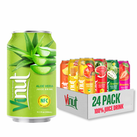 Aloë Vera Sapdrank 330ml Verfrissende Suiker-Vrije Drank voor Merk, Gekoeld, Vietnam Fabrieksprijs, Private Label, Gratis
