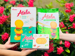Prix Compétitif Nouvelle Arrivée Biscuits Ronds Salés Sucrés Croustillants aux Légumes Boîte de 150g Prix Imbattable OEM ODM Échantillon Gratuit - Product Image 1