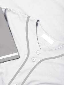 Service OEM en stock, maillot de baseball à séchage rapide, vêtements d'équipe sportive, meilleur design, maillot de baseball de haute qualité - Product Image 4