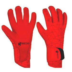 Gants de gardien de but professionnels de protection supérieure, paume avant en latex allemand de 4 mm, dos en sublimation, coupe hybride personnalisée - Product Image 3