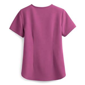 Custom Made 100% Cotton Knitted Unisex Medical <b>Scrub</b> Shirt Nurse <b>Scrub</b> <b>Top</b> Multiple Pockets Breathable Comfortable Customized - Product Image 6