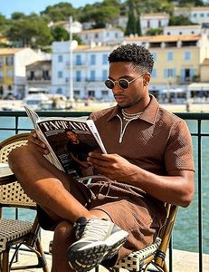 Conjunto de Camiseta y Pantalones Cortos Casuales para Hombre TRUPEXA Premium, 100% Poliéster, Ecológico, Transpirable, Ligero, Ropa de Verano OEM - Product Image 2