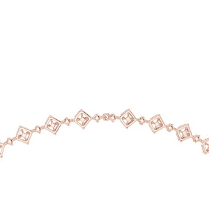 Colliers de luxe en or massif 14 carats avec diamants de laboratoire de formes variées pour femmes, certifiés IGI, personnalisables OEM/ODM - Product Image 5