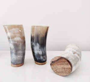 Vaso para Beber de Cuerno de Búfalo, Forma Natural, Pulido, Moderno, Ecológico, Hecho a Mano, Artículo de Colección, Decoración para el Hogar - Product Image 2