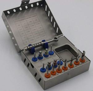 ชุดเครื่องมือเจาะฝังรากเทียมทางทันตกรรมแบบแมนนวลคุณภาพสูง Bone Bridge Instruments BBI-717 พร้อมหัวไขควงแบบ Ratchet Hex และแกนขนาน | - Product Image 1