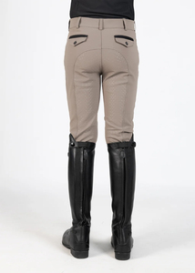 Pantalones de equitación para niños de tela elástica suave personalizada, ajuste personalizado, alta calidad, OEM, pantalones de equitación para niños y mujeres. - Product Image 6