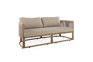 High-End Minimalist <b>Outdoor</b> Rope <b>Sofa</b> Set with Eco-Friendly Durable Cushions for Luxury Gardens Hotels & Resorts - Product Image 5