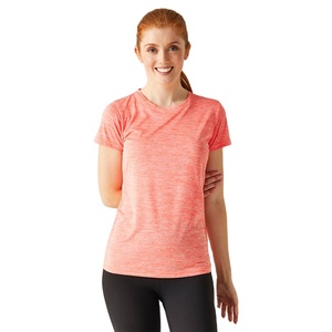 Camisetas de media manga con cuello redondo para mujer de verano al por mayor, camisetas coloridas de tarifa barata para mujer, camiseta informal transpirable suave personalizada - Product Image 4