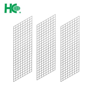 Black <b>metal</b> wire hanging <b>grid</b> <b>panel</b> - Product Image 2