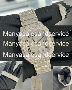 Iced Out Diamond Moissanite <b>Watches</b> Sapphire <b>Case</b> Automatic Mechanical Wrist <b>Watches</b> for Men - Product Image 3