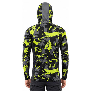 Factory-Price Custom Heat-Transfer Unisex Plus Size Long Sleeve Quick Dry Windproof Spandex/Polyester UPF 50 Anti-Bacterial - Product Image 3