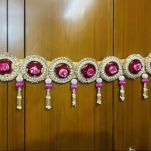 Fait à la main élégant classique Toran pour porte dernière entrée Thoranam pour la décoration intérieure pour Diwali Bandarwal maison décoration suspendue - Product Image 1