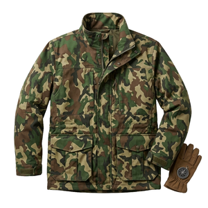 HYPEN SPORTS <b>Men's</b> Winter Outdoor Breathable Printed Digital Printing <b>Soft</b> Stretch Waterproof <b>Shell</b> Hunting <b>Jacket</b> - Product Image 3