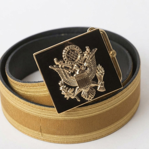 Premium Made Ceremonial <b>Belts</b> Custom Made Adjustable Metal Buckle Formal Polyester Ceremonial <b>Belt</b> - Product Image 3
