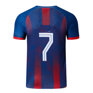 เสื้อฟุตบอลสั่งทำพิเศษ เนื้อผ้าโพลีเอสเตอร์ระบายอากาศ ชุดกีฬา เสื้อฝึกซ้อม ผู้ผลิตระดับพรีเมียม ผลิตจำนวนมาก - Product Image 6