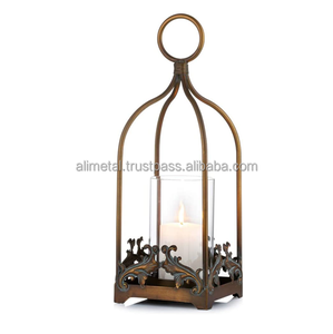Vintage <b>Candle</b> <b>Lantern</b> Decorative Hurricane <b>Candle</b> <b>Holder</b> for Pillar Rustic Hanging Customization - Product Image 1