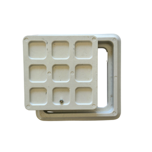 High Strength Composite Square Gully Grating 250x250 mm Industrial Drainage Lid 5 Ton Rated Anti Skid Utility Access <b>Plate</b> - Product Image 5