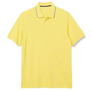 เสื้อโปโลผู้ชายผ้าฝ้าย 100% คุณภาพสูงสั่งทำพิเศษ ระบายอากาศได้ดี พิมพ์ลายด้านหน้า คอวี แขนสั้น บริการ OEM เสื้อลำลอง - Product Image 2