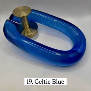 Muted Tone Polyresin Chain Link Wall Installation Vertical Acrylic Loop Hanging <b>Decoration</b> For Entryway Corridor Interior <b>Space</b> - Product Image 5