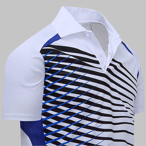 Fabricant de t-shirts polo lourds pour hommes Maillot confortable pour le golf Streetwear avec logo personnalisé Motif solide - Product Image 6