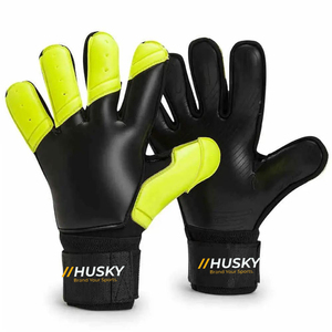 HUSKY SPORTSWEAR <b>Warm</b> Full Finger Touchscreen <b>Gloves</b> Heat-Transfer Printed Needle Detection Black Acrylic Cotton Winter Outdoor - Product Image 1