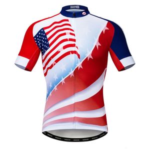 Maillots de cyclisme unisexes d'été de haute qualité, grande taille, en polyester, à manches courtes, respirants, à séchage rapide, vêtements de sport, vente en gros - Product Image 4