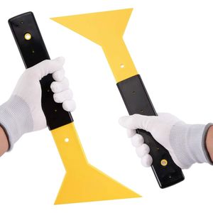 Espátula Rascadora Triangular de Mango Largo para Películas de Ventanas de Automóviles, Herramienta para Eliminar Nieve, Escarcha y Hielo del Parabrisas - Product Image 3