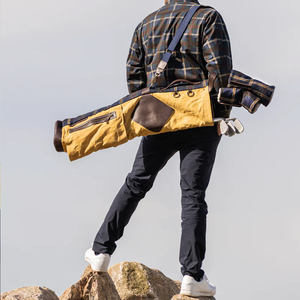 Factory Made High Quality Comfortable Lightweight Leather <b>Golf</b> Bag Genuine Leather Men Women <b>Golf</b> Bags For Sale - Product Image 4