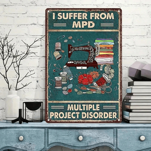 CIFbuy Plaque en aluminium vintage amusante TikTok pour service de retrait Temu 20,3x30,5cm - Product Image 1