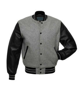 Chaqueta Varsity Elegante para Hombre, Chaqueta Universitaria Moderna para Hombre, Estilo Bomber - Product Image 3
