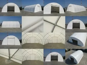 Refugio de 30'x40'x15' con Tubo de Acero Galvanizado, PVC de 610g/m2, Impermeable, Resistente a los Rayos UV, Nuevo - Product Image 4
